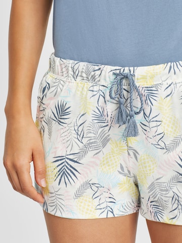 VIVANCE Korte pyjama 'Pineapple' in Blauw