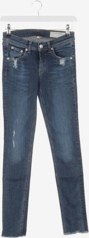 rag & bone Jeans in 24 in Blue: front