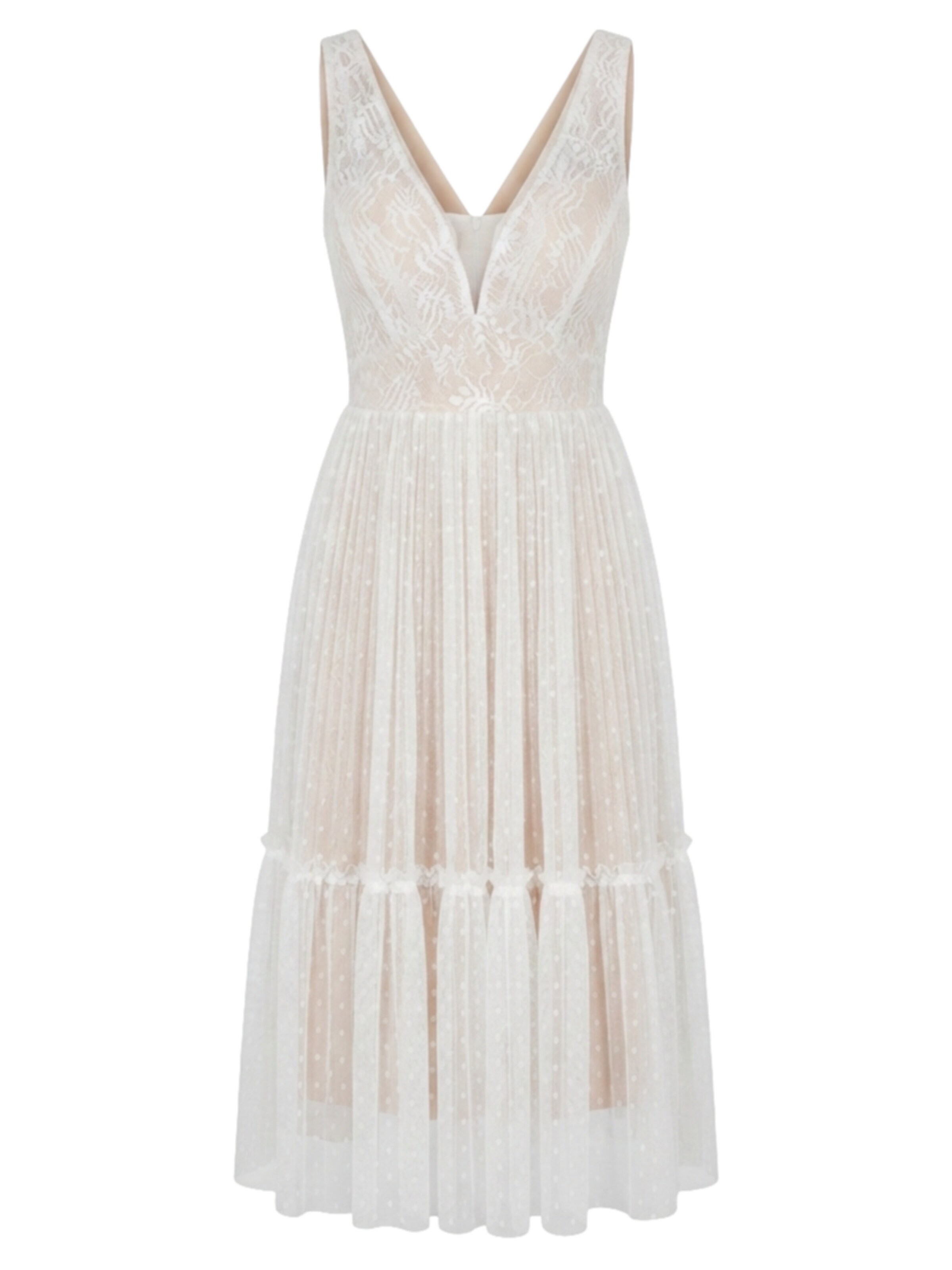 Abito di Ombre in bianco: frontale
