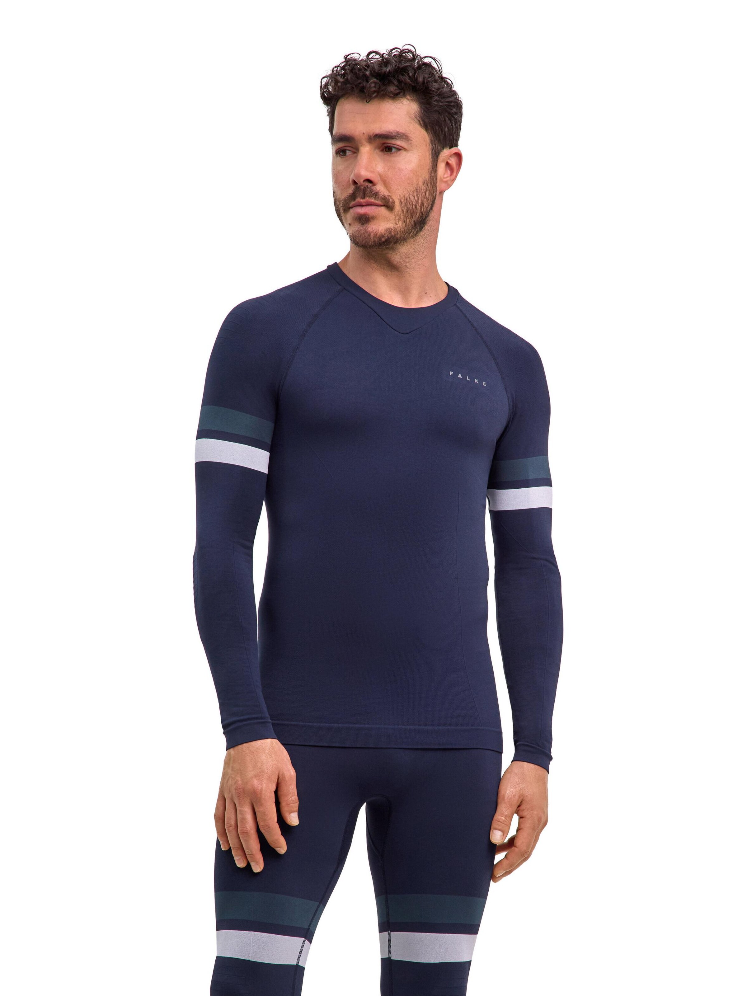 FALKE Base Layer in Blue: front