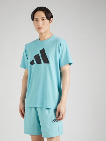 ADIDAS PERFORMANCE - Camisa funcionais 'Train Essentials Feelready' em verde: frente