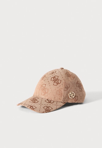 GUESS - Boné em bege: frente