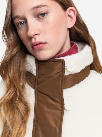 AIGLE Fleece jas in Beige: voorkant