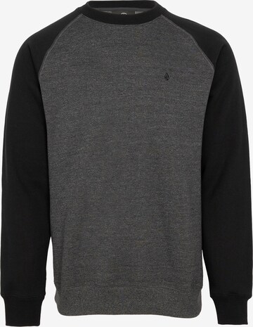 Volcom Sweatshirt 'Homak' in Grey: front