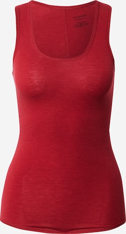 SCHIESSER Top 'Personal Fit' in Red: front