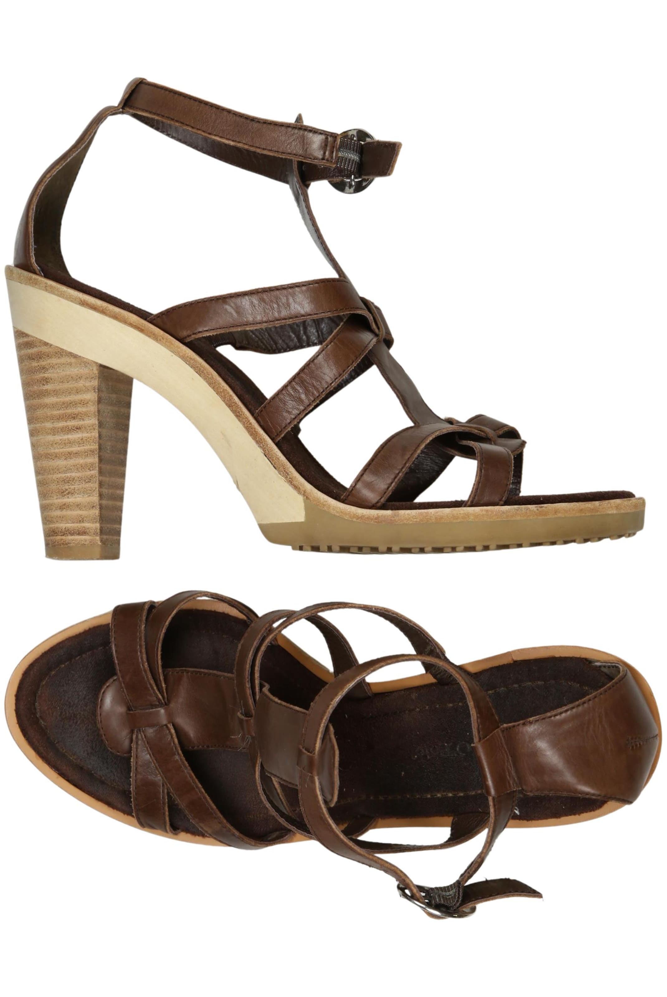 Marc O'Polo Sandalen 38 in Braun: Vorderseite