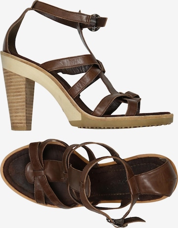 Marc O'Polo Sandalen 38 in Braun: Vorderseite