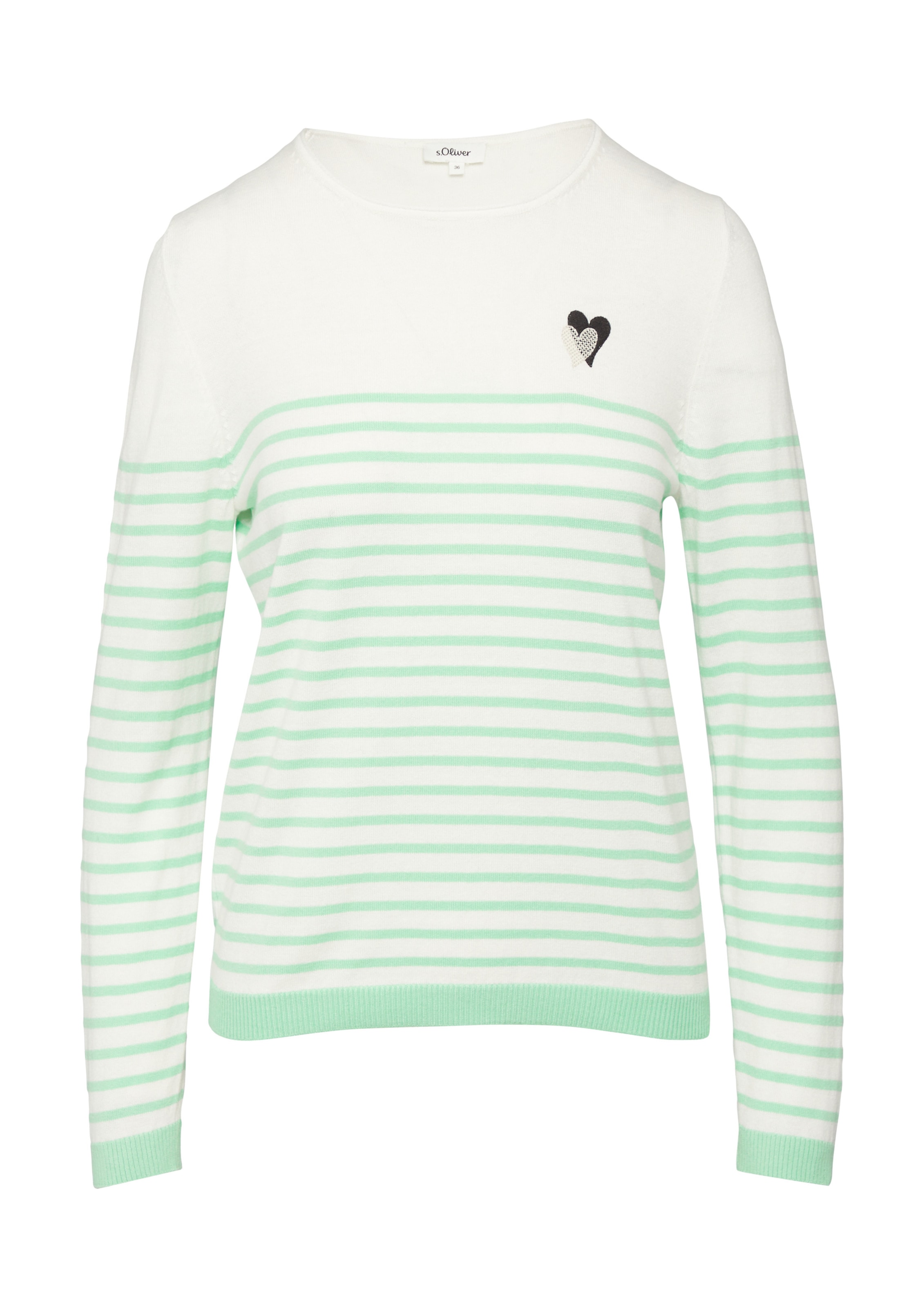 s.Oliver Trui in Blauw: voorkant