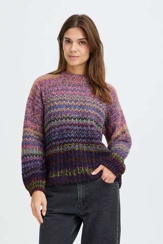Pulz Pullover 'PZNatascha' i blandingsfarvet: forside