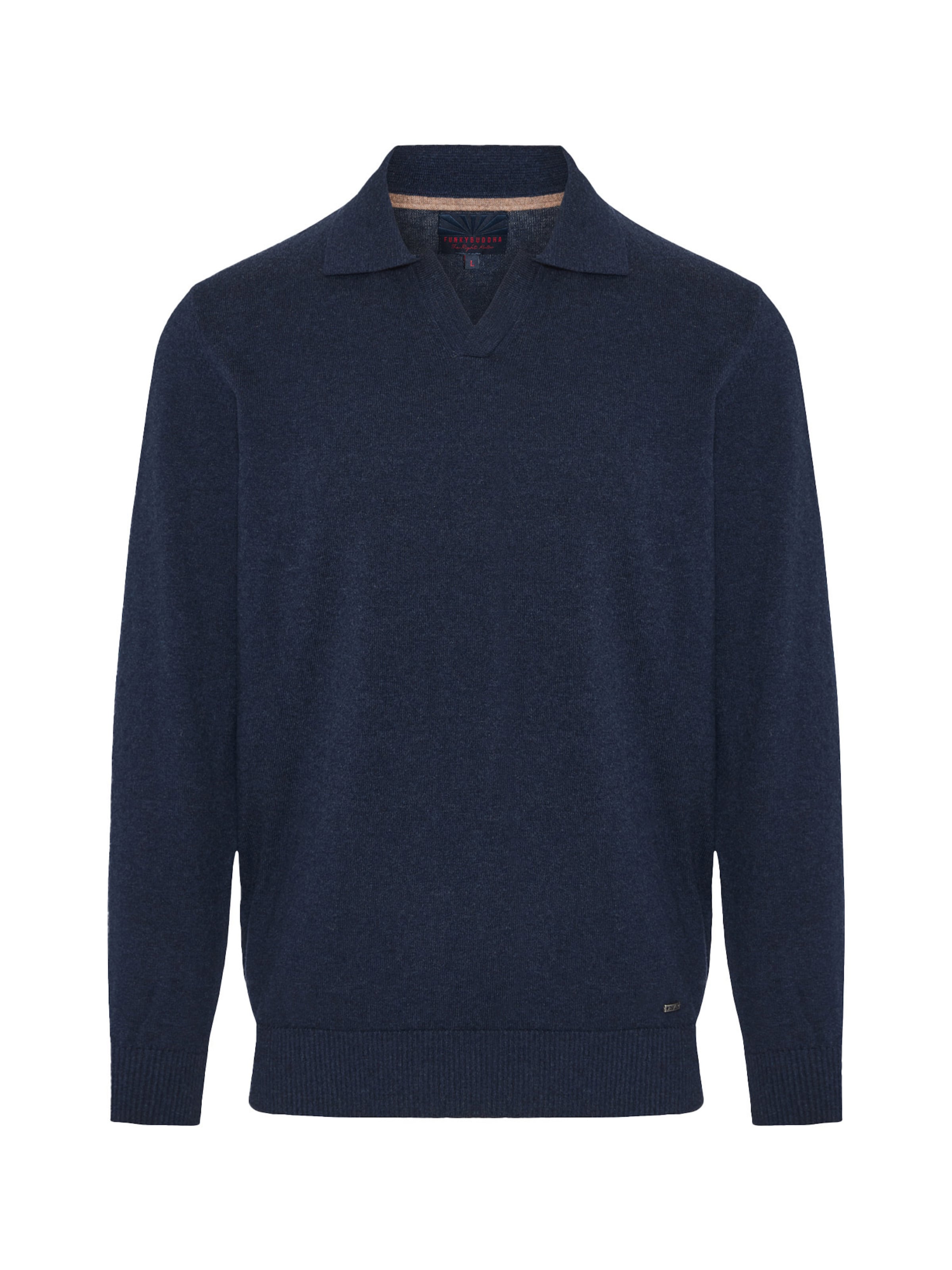 Funky Buddha Sweater in Blue: front