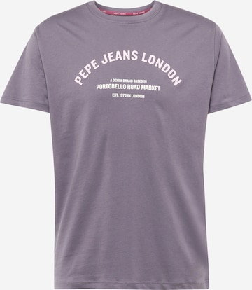 Pepe Jeans Тениска 'Waddon' в сиво: отпред