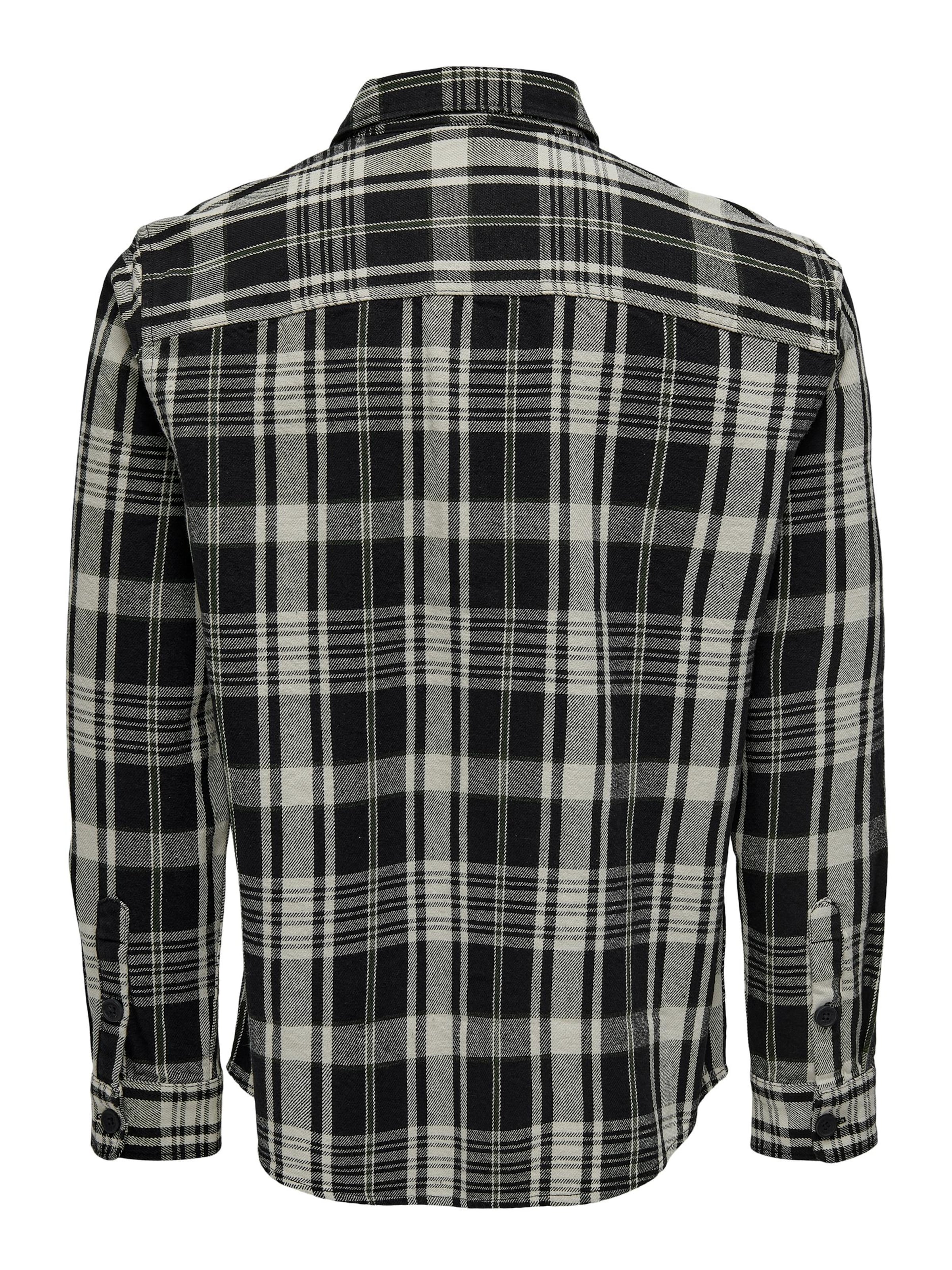 Regular fit Camicia 'Milo' di Only & Sons in nero