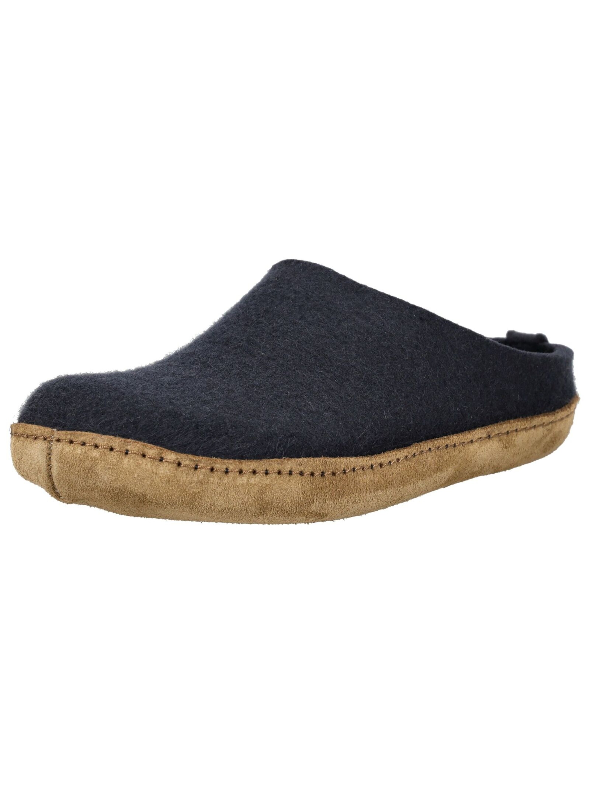 HAFLINGER Slipper 'Emil's Toffel' in Blue: front