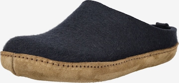 HAFLINGER Hausschuh 'Emil's Toffel' in Blau: Vorderseite