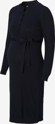 Esprit Maternity Gebreide jurk in Zwart: voorkant