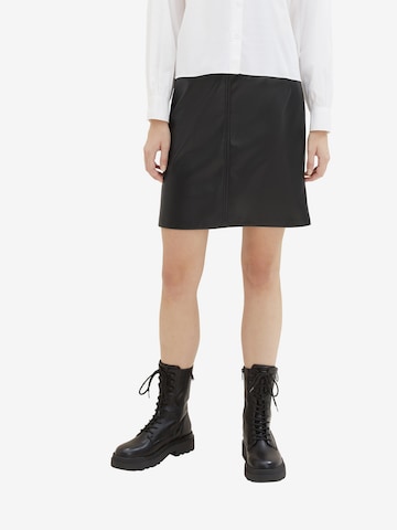 TOM TAILOR Skirt in Black: front