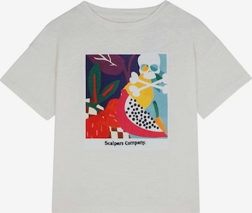 Scalpers Toiminnallinen paita ' ' värissä valkoinen: etupuoli