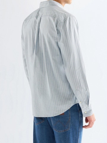 Maglietta '1 Pkt Shirt Blue Stripe 112378486' di WRANGLER in blu