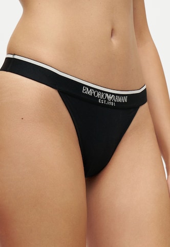 Emporio Armani Tanga – černá