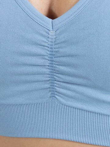 Smilodox Bustier Sport-BH in Blau