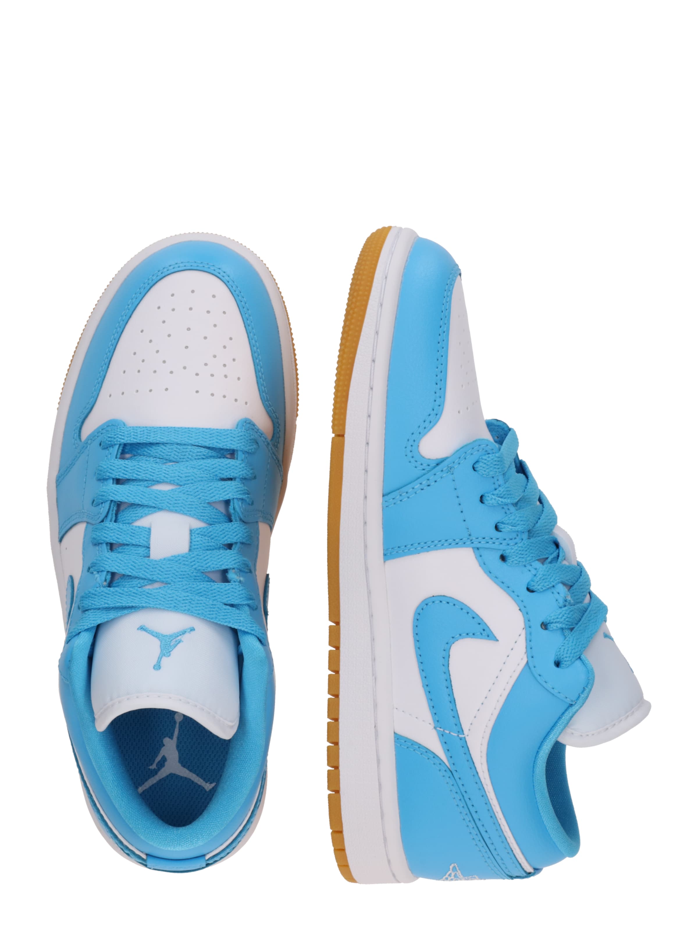 Jordan Низкие кроссовки 'AIR JORDAN 1' в Белый: сбоку