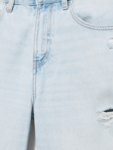Regular Jeans de la Pull&Bear pe albastru