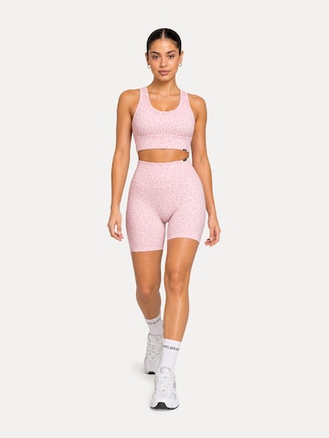 Skinny Leggings ' Velvara ' Smilodox en rose : devant