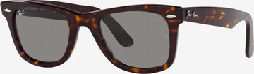 Lunettes de soleil 'Wayfarer' Ray-Ban en marron : devant