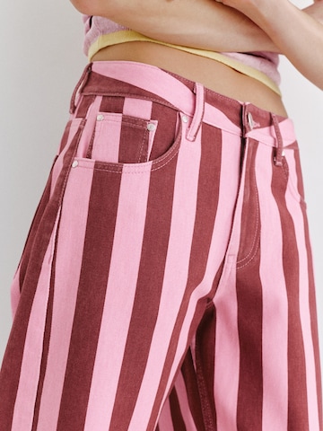 Pull&Bear Barrel Дънки в розово