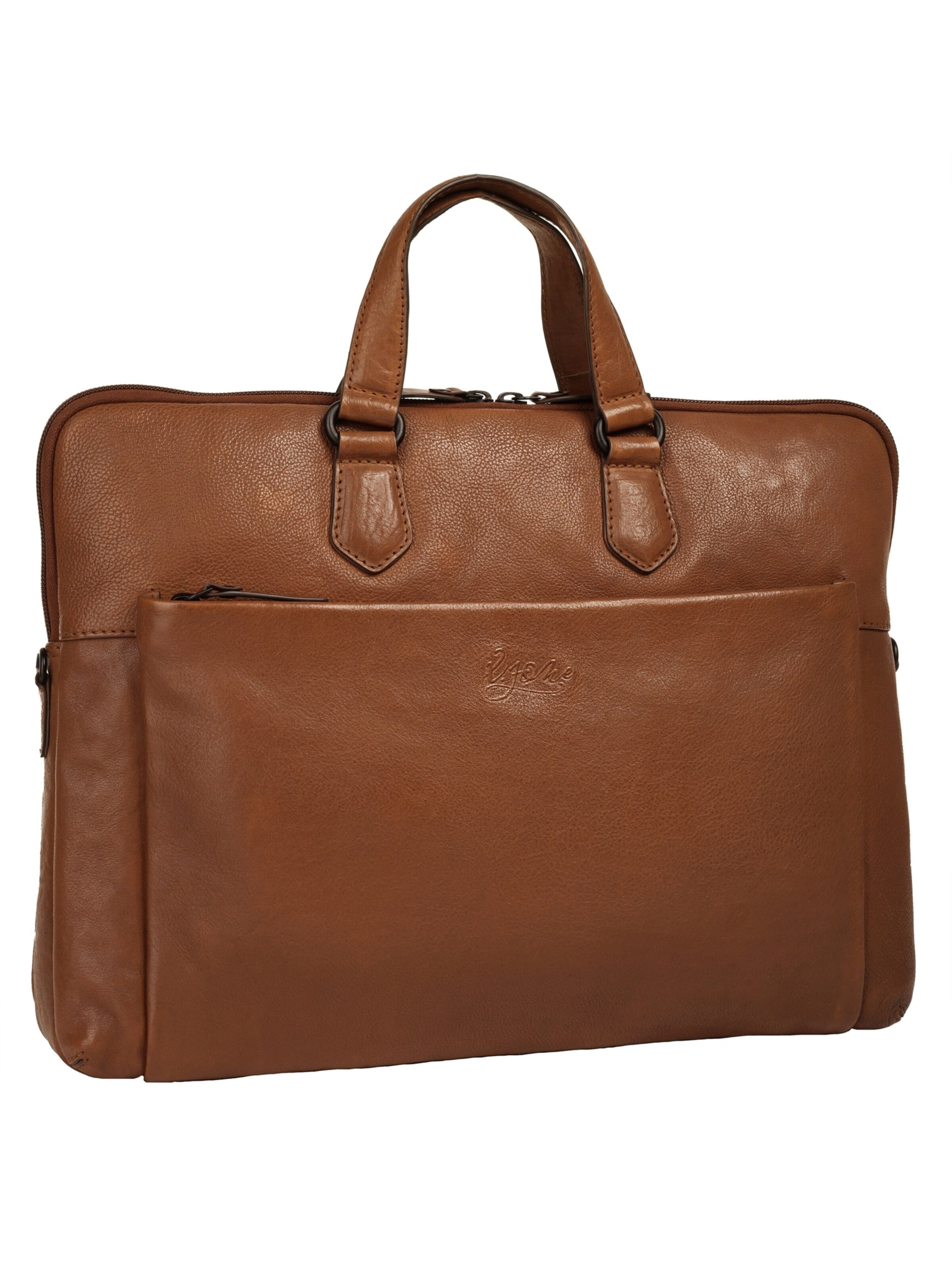 X-ZONE Briefcase in Brown: front