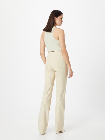 Samsøe Samsøe Flared Trousers 'CRYSTAL' in Beige