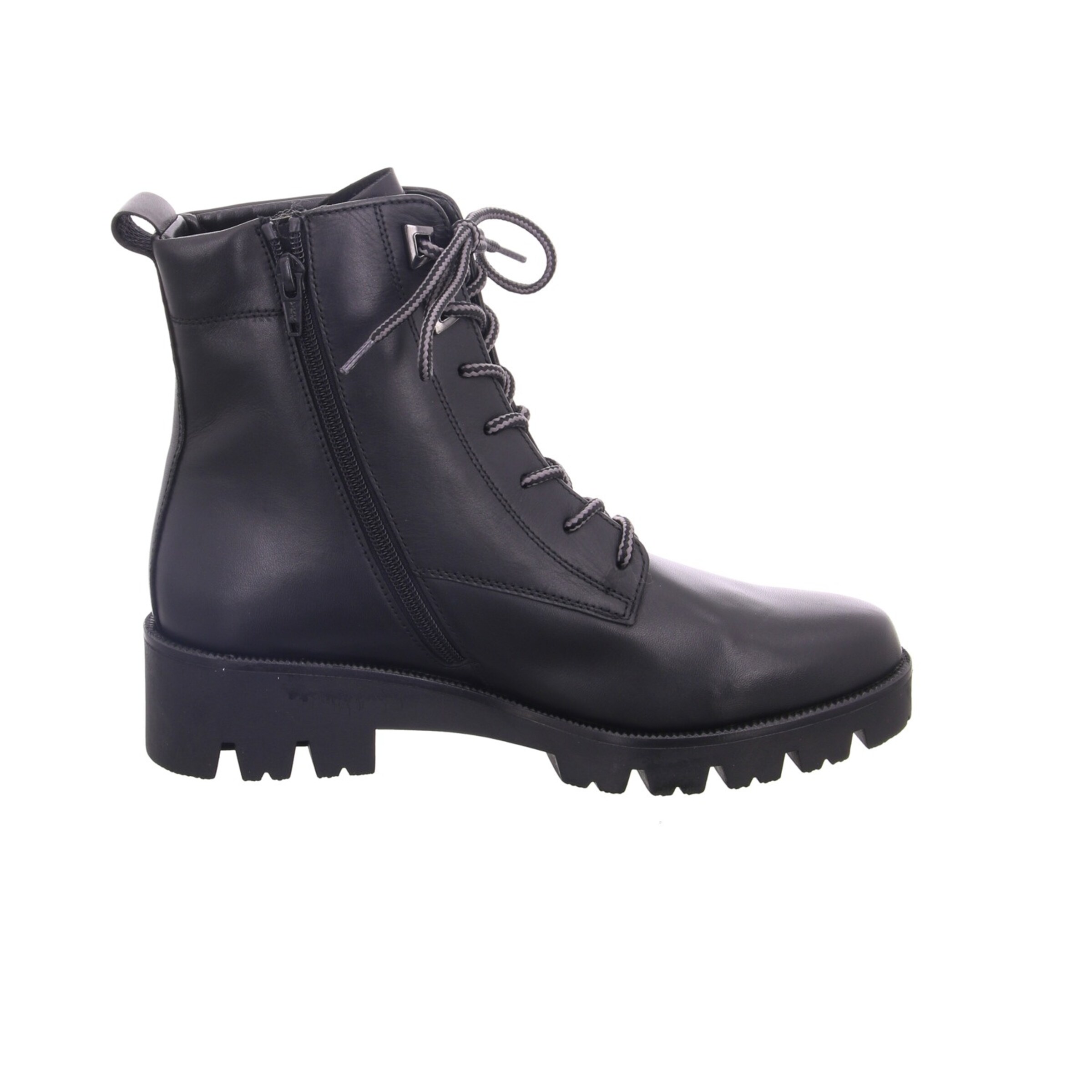 GABOR Schnürstiefelette in Schwarz