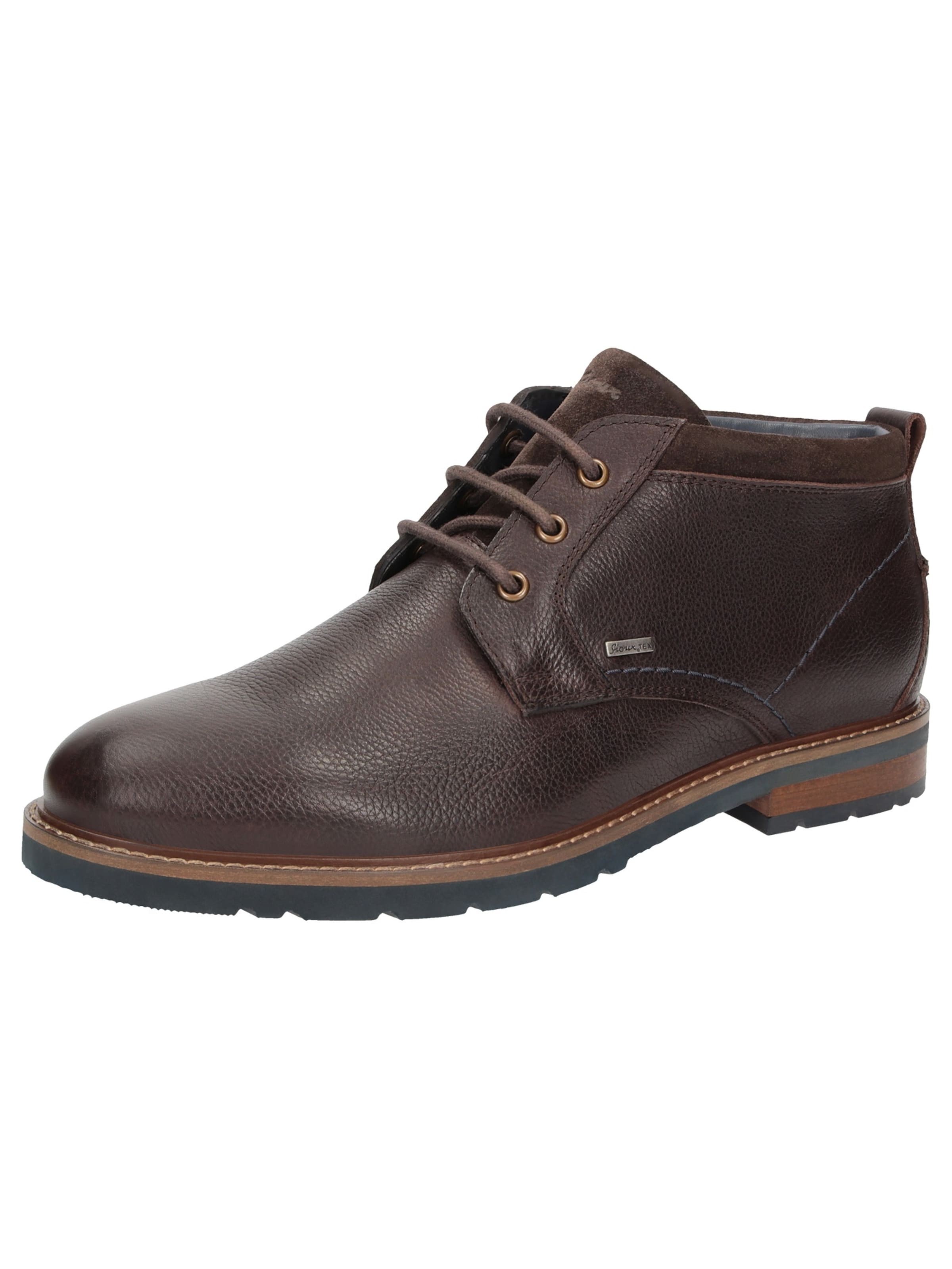Bottines à lacets ' Rostolo-706-TEX ' SIOUX en marron : devant