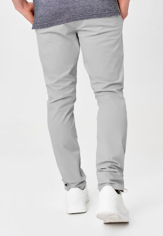 INDICODE JEANS Regular Chino Pants 'Cherry' in Grey