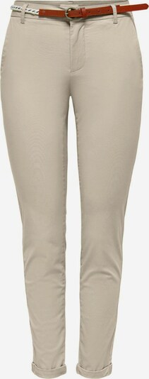 ONLY Pantalon chino en beige, Vue avec produit