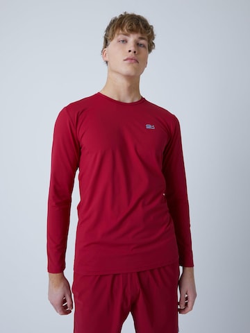 SPORTKIND Funktionsshirt 'Crew Neck Long Sleeve Shirt'‌‌‌‌‌‌‌‌‌‌ in Rot