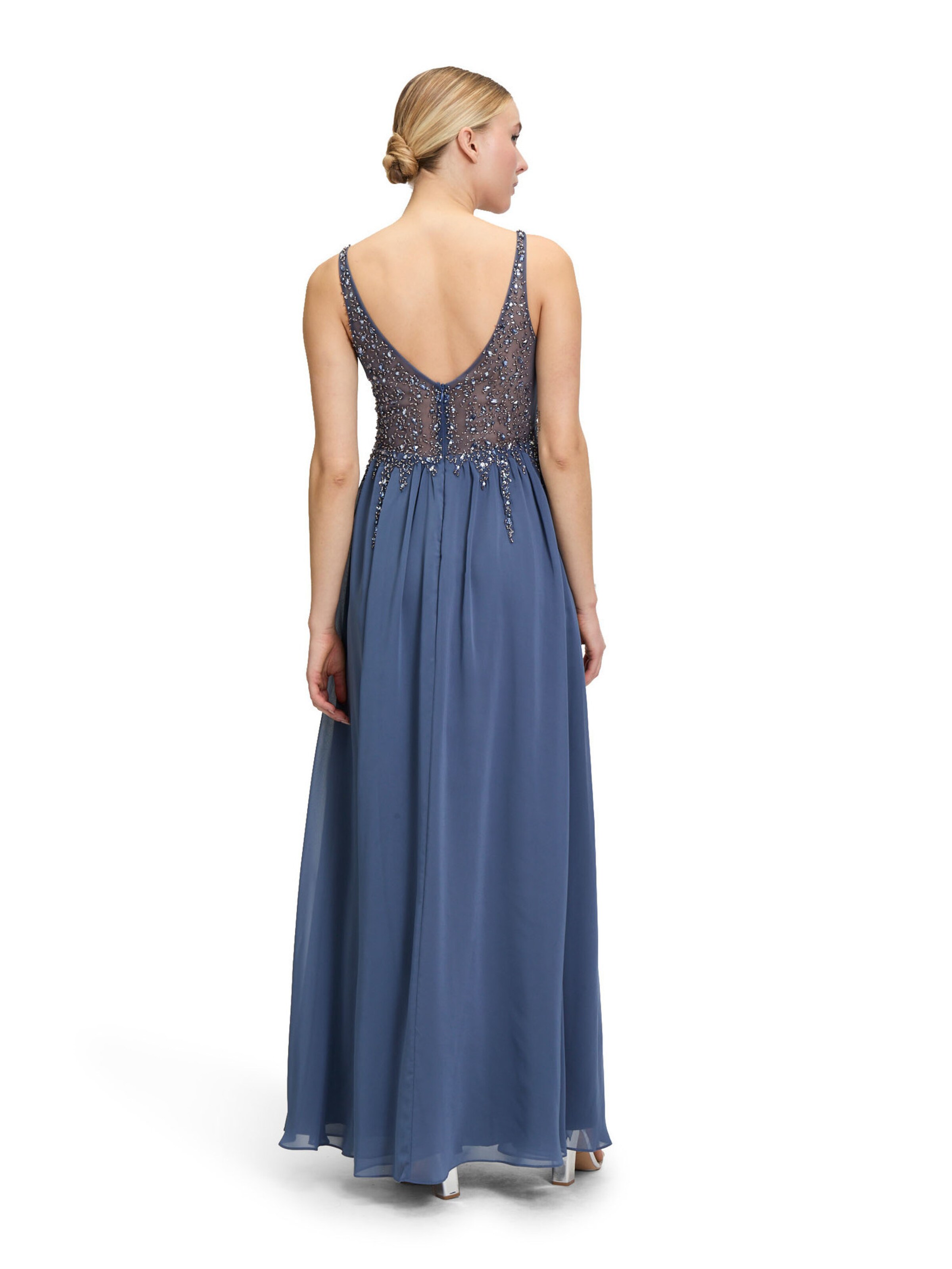 Robe de soirée Vera Mont en bleu