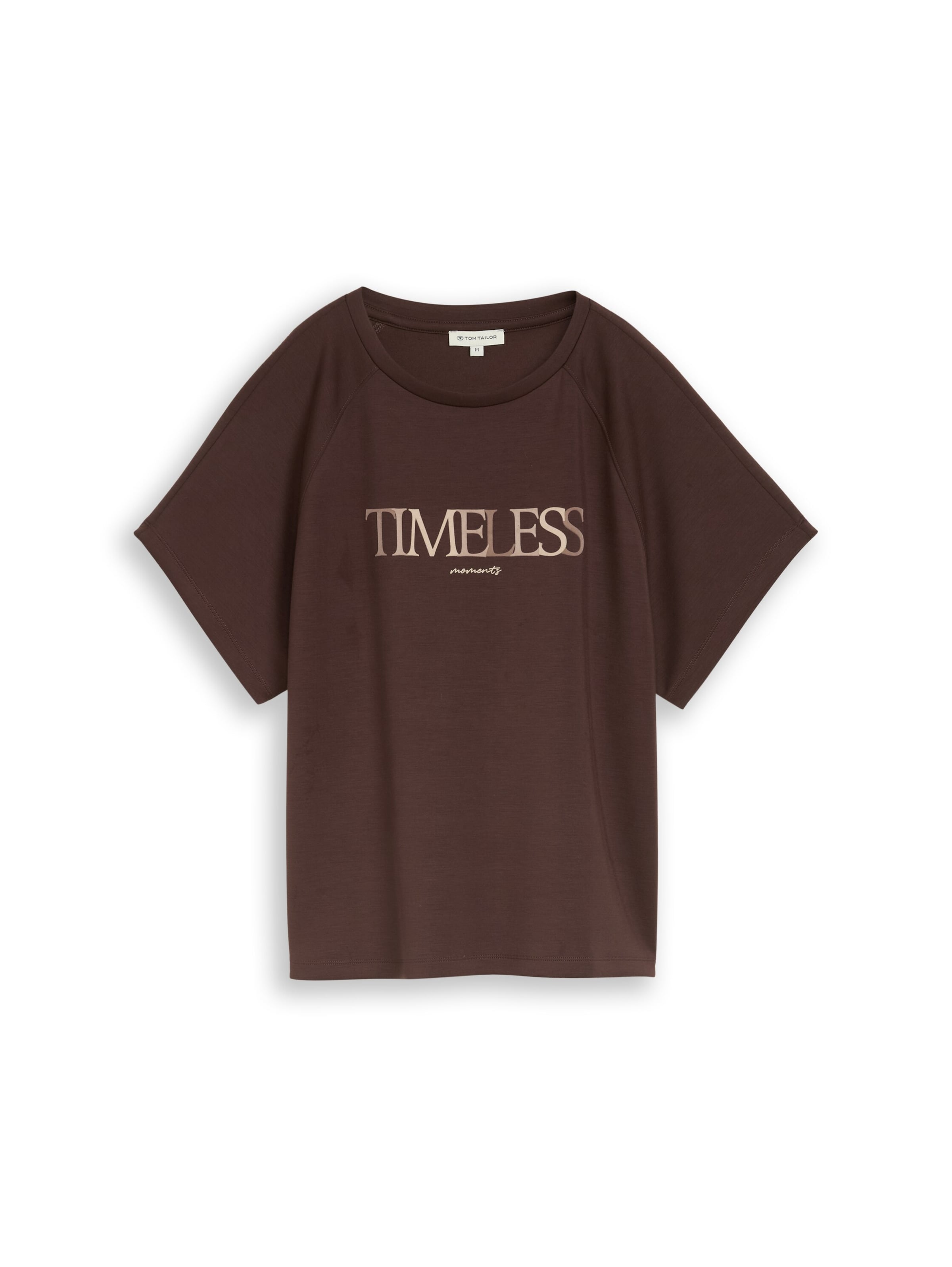 TOM TAILOR T-Shirt in Braun: Vorderseite