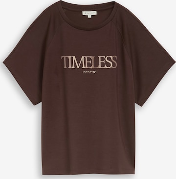 TOM TAILOR Shirt in Brown: front