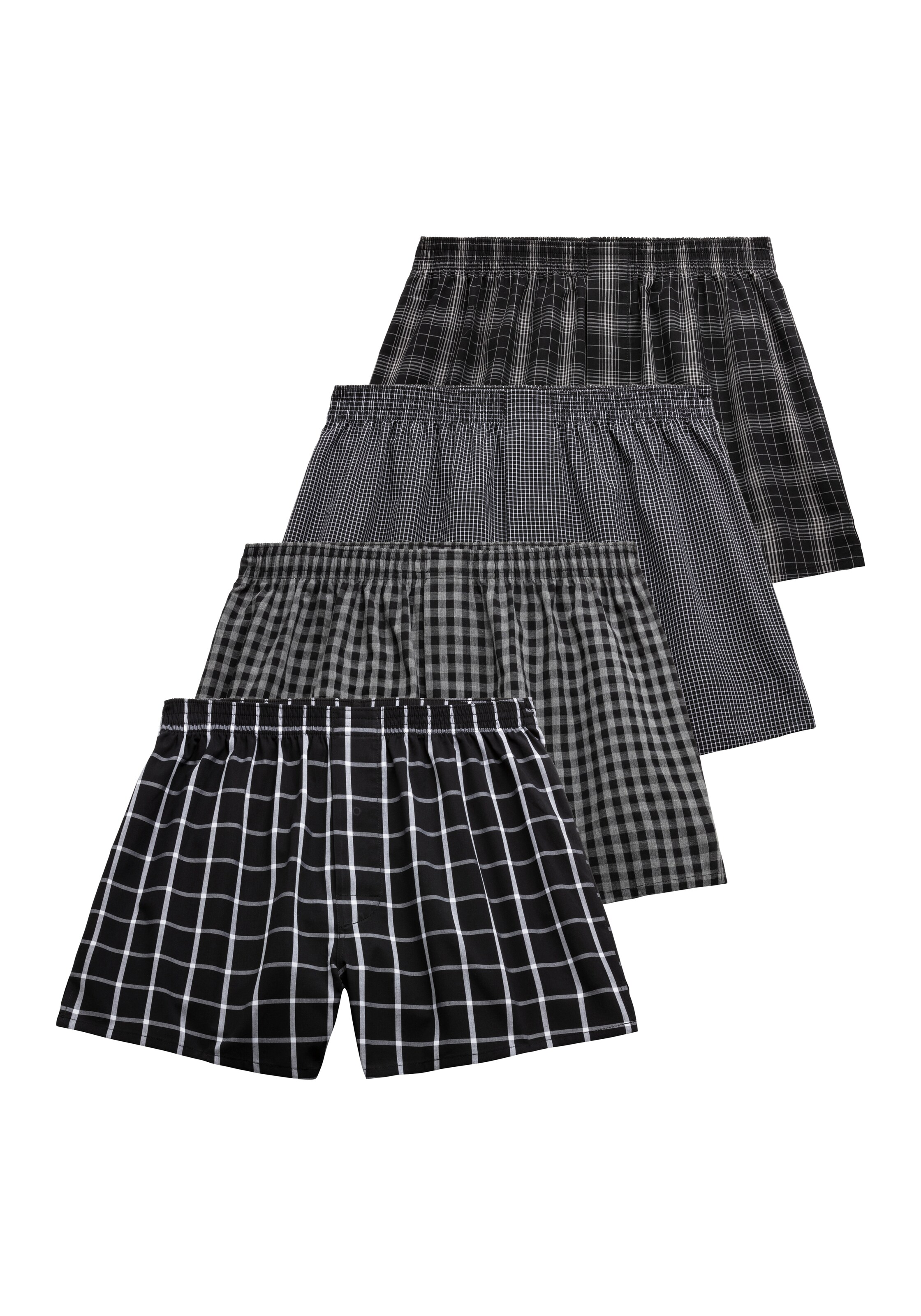 Authentic Le Jogger Boxershorts in Schwarz: Vorderseite