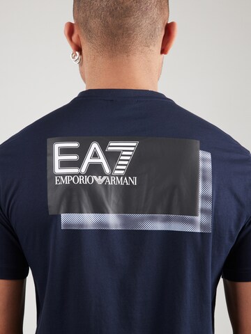 EA7 Emporio Armani - Camiseta en azul