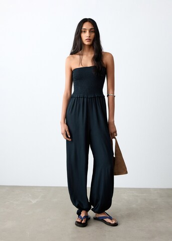 MANGO TEEN - Jumpsuit 'Bay' en azul: frente