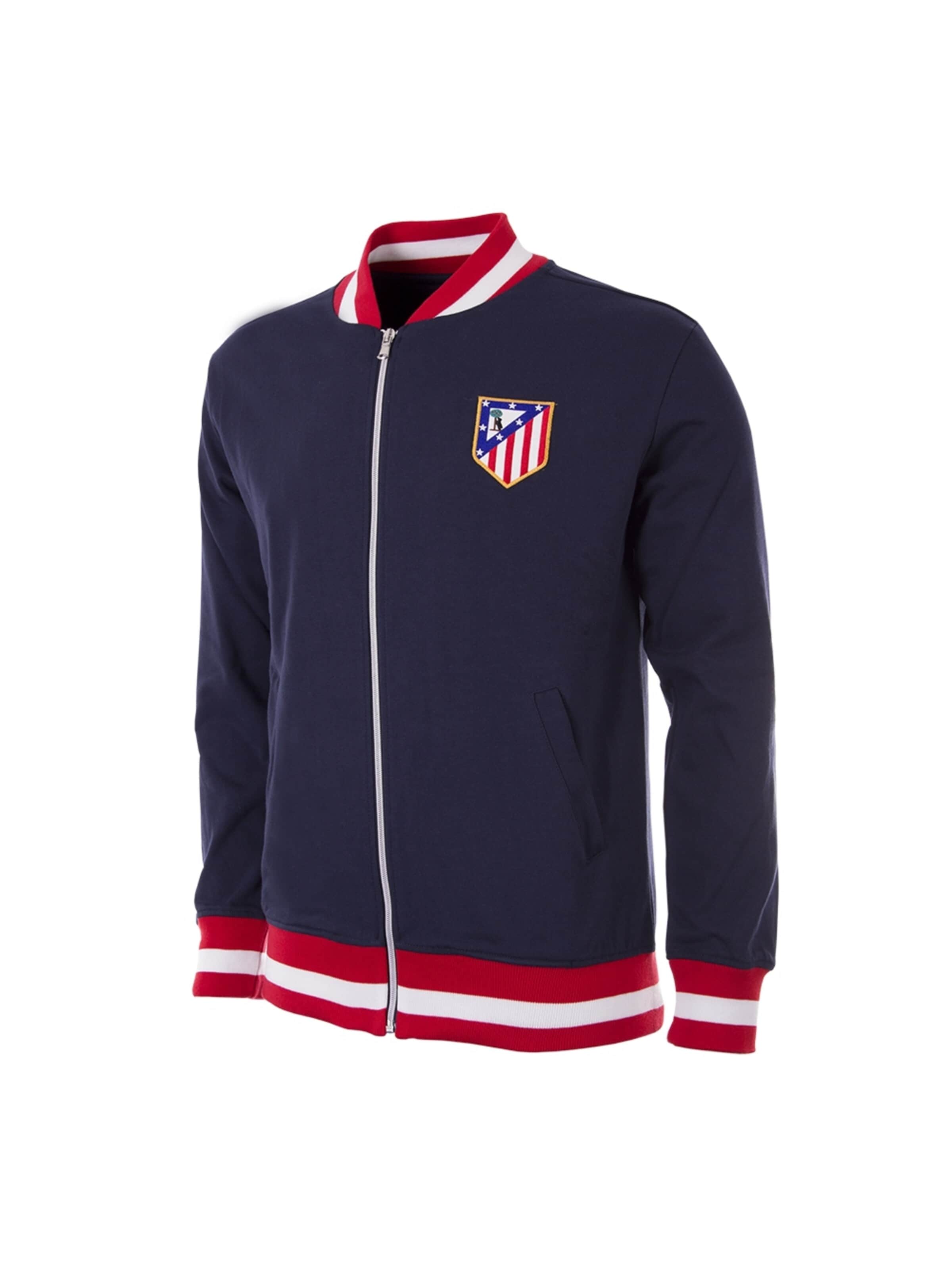 COPA FOOTBALL Sports jacket 'Atletico de Madrid 1969 Retro Voetbaljack' in Blue: front
