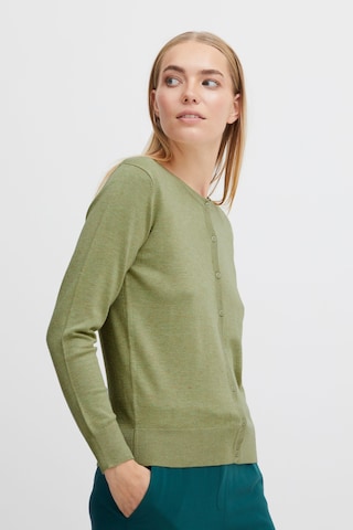 b.young Knit Cardigan 'PIMBA' in Green: front