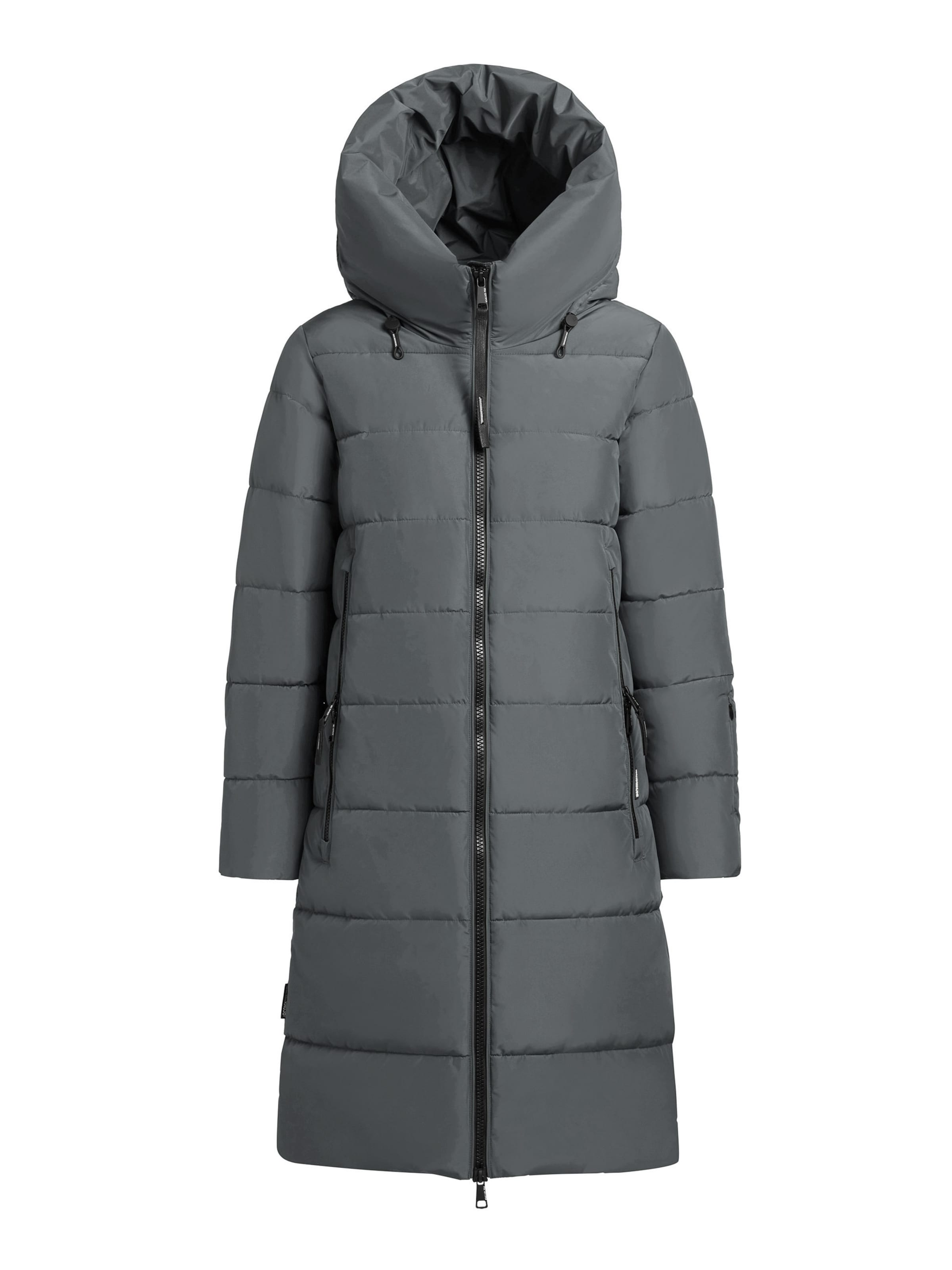 khujo Winter coat 'Jilias6 Matt' in Grey: front