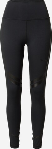 Skinny Pantalon de sport 'Rapid Core' aim'n en noir : devant