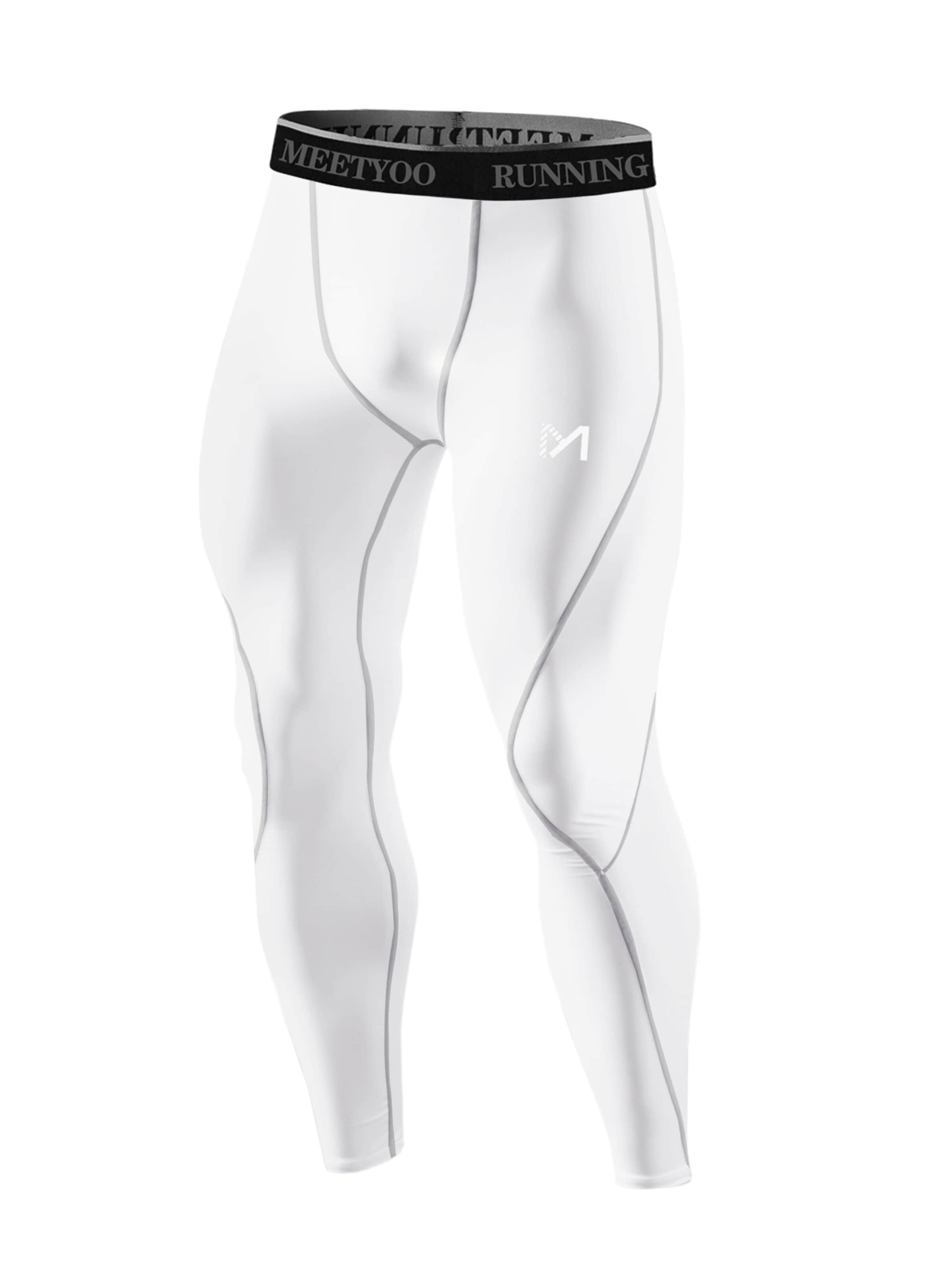 MEETWEE Slim fit Sports trousers in White: front
