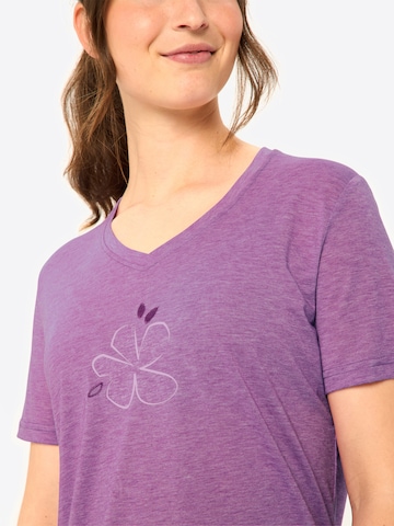 VAUDE Performance shirt 'Skomer III' in Purple