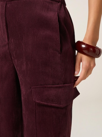 Loosefit Pantalon oltre en rouge