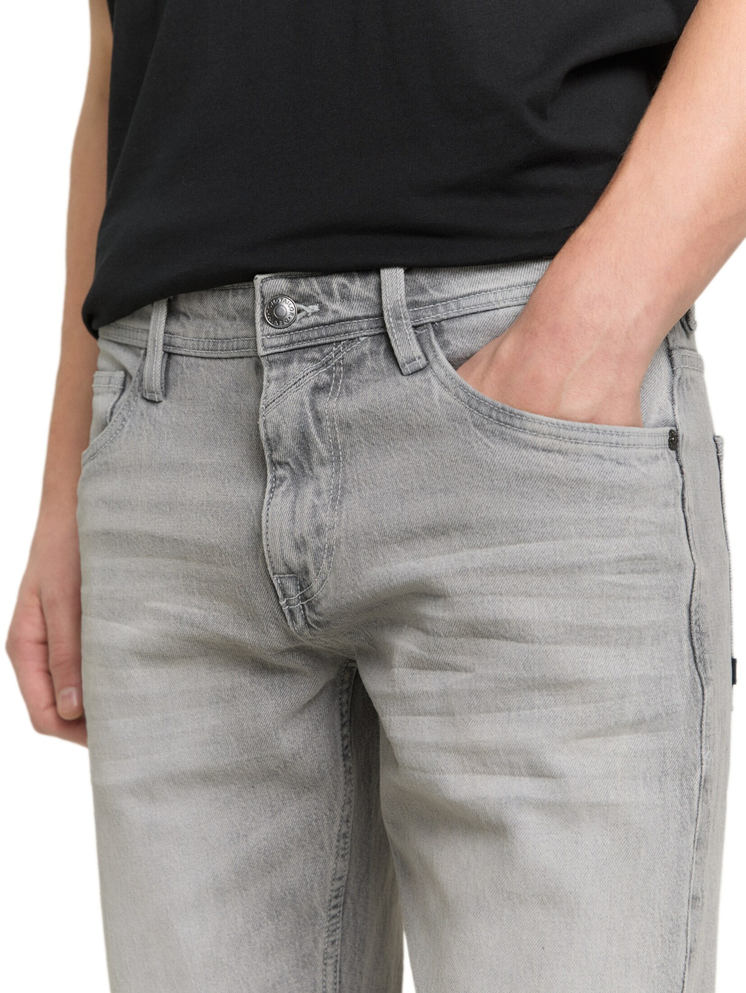 TOM TAILOR DENIM Slim fit Jeans 'Piers' in Grey